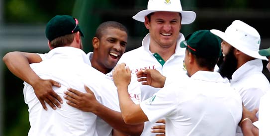 Man of the series Vernon Philander's six wickets were not enough to hold Australia back. —Reuters Photo