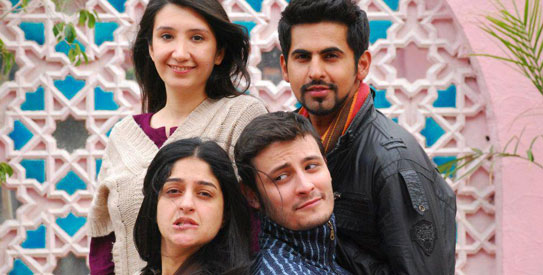 The play has been set in Lahore in the 70s at the time of Basant and given a festive feel. 