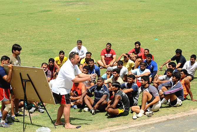 Rugby Pakistan trains for clash with India Sport