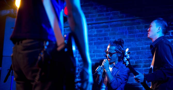  Rock band 'Whai' perform at the 2Kolegas live music venue in Beijing -  AFP.