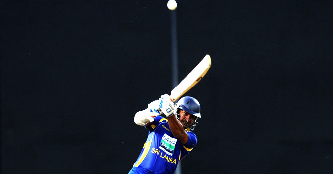 Kumar Sangakkara scored 97 runs. – Photo by AFP