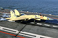 China lands first jet on its aircraft carrier