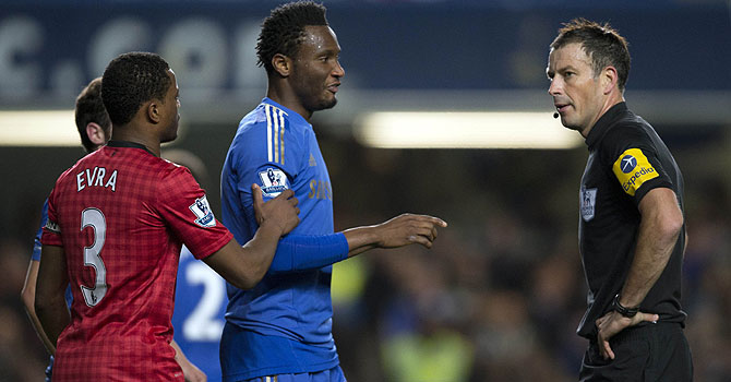 obimikel670afp john obi mikel, mark clattenburg, football association, fa, english premier league, epl