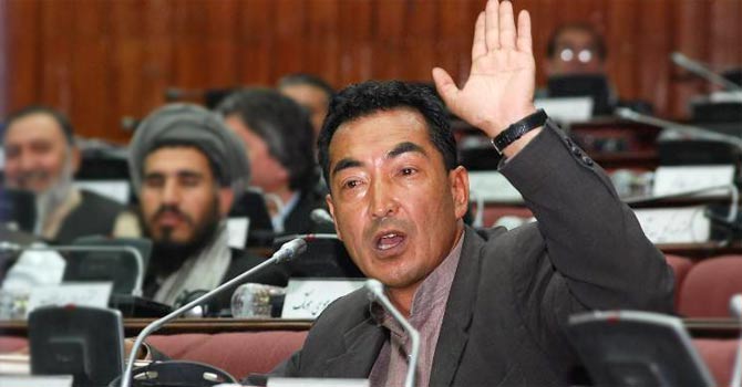 Dr Ramazan Bashardost in the Afghan parliament. – Photo courtesy www.RamazanBashardost.com