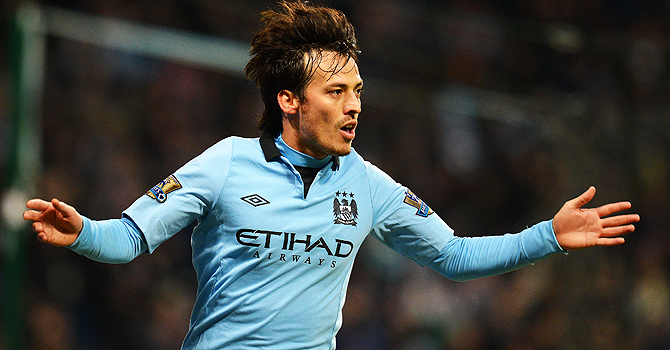 david silva, manchester city