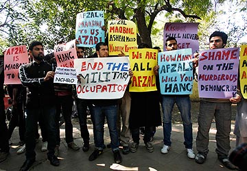 Kashmir on the boil after Guru&rsquo;s hanging