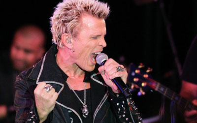 Billy Idol performs in Seattle last year. —Photo (File) AP