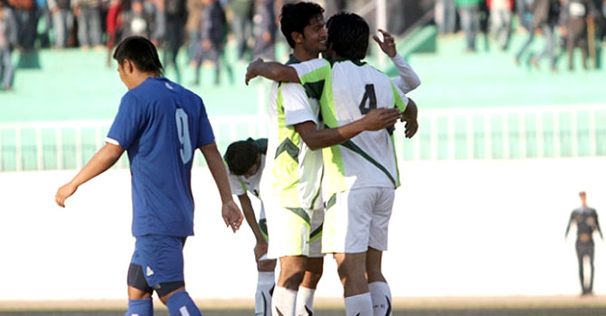 pakistan nepal friendly, pakistan nepal football, pakistan football federation, football pakistan, pakistan football, pakistan nepal 2nd friendly, Mohammad Mujahid, Zavisa Milosavljevic, Yasir Afridi, Hassan Bashir, Kaleemullah, Suraj Thapa, Jaffar Khan, Kiran Chemjong 