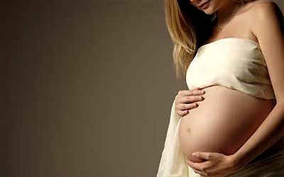 A pregnant woman is seen in this undated handout image. — Reuters (File) Photo