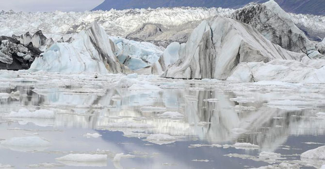 A general view of Lowell glacier in Kluane National Park, Canada, in 2011. —Photo (File) Reuters