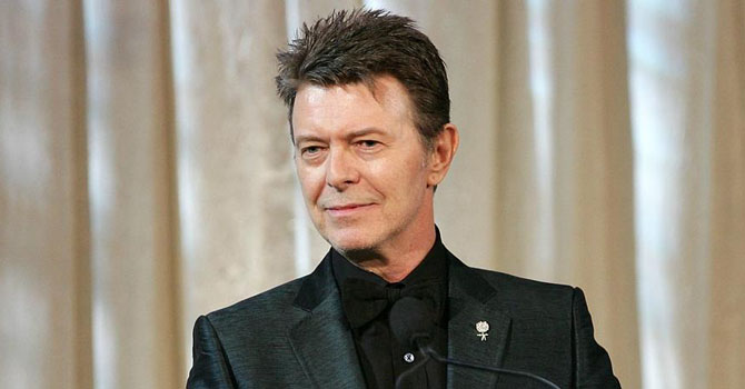 David Bowie arrives at the 11th Annual Webby Awards at Chipriani Wall Street on June 5, 2007 in New York City. — File Photo