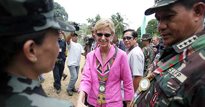 Kristie Kenney during her time as US Ambassador to the Philippines. —Photo (File) AP