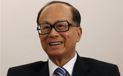 Li Ka-shing is the only Asian to make it into the top 10 list. —Photo (File) Reuters