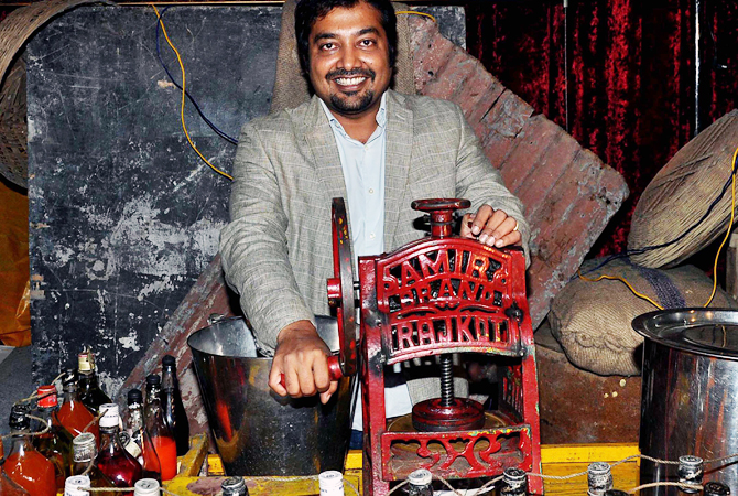 In this photograph taken on November 28, 2012, Indian Bollywood director Anurag Kashyap poses during a promotional event for his forthcoming film “Ugly” in Mumbai.  A decades-old rivalry between a Bollywood wannabe and a brutal police chief shines a light on Mumbai's dark side, in Indian director Anurag Kashyap's fast-moving psychological thriller "Ugly" about the kidnapping of a young girl. Enthusiastically received at the Cannes Film Festival on Friday, the aptly titled film was inspired by real events in a city blighted by child trafficking and prostitution. — AFP Photo