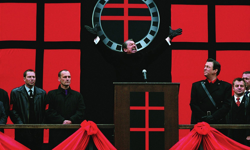 V Vendetta Hugo Weaving John Hurt Editorial Stock Photo - Stock Image
