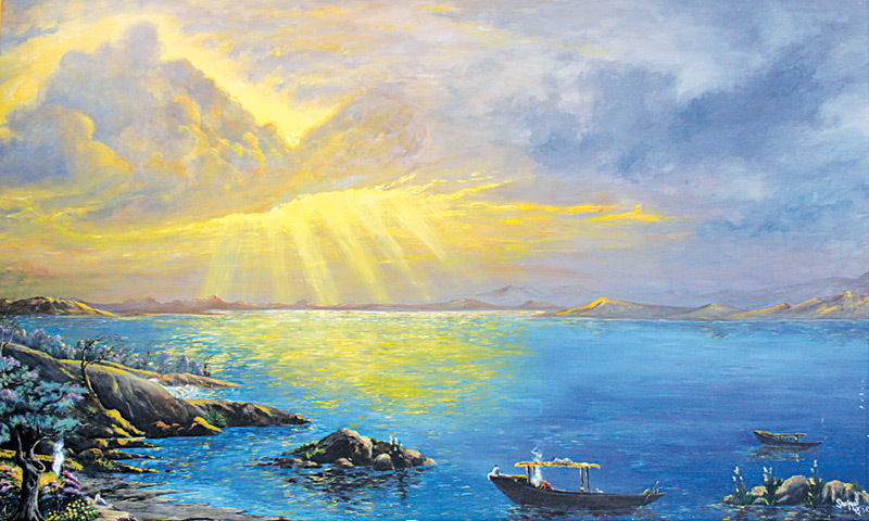 A tribute to Manchhar Lake. 