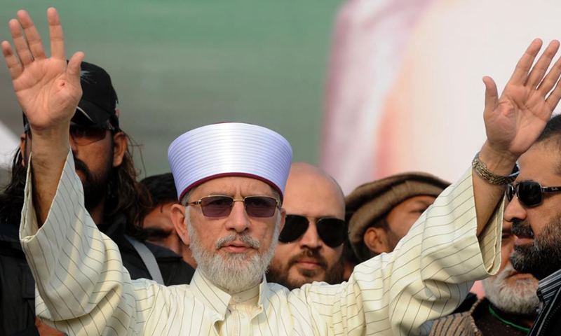 Let Tahirul Qadri play his game out, I say. — Photo by AFP