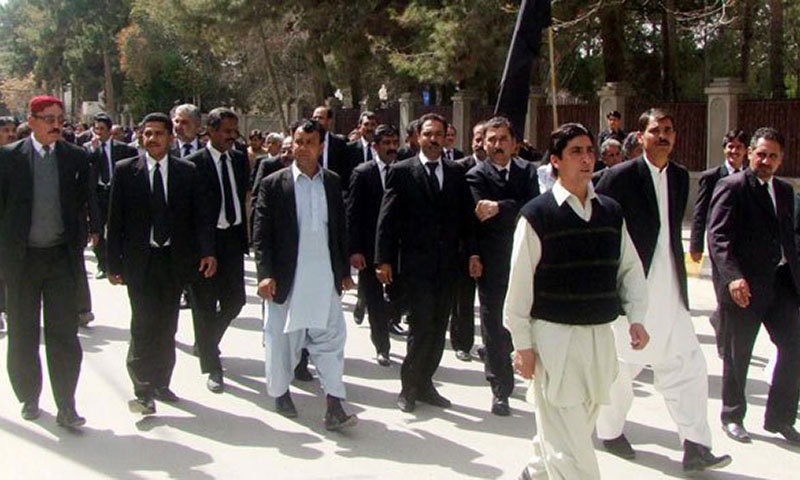 کوئٹہ: جوڈیشل مجسٹریٹ کے اغوا کے خلاف وکلاء کا عدالتی بائیکاٹ