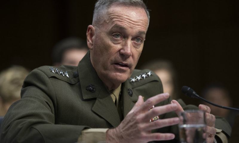 Image result for Success in Afghanistan impossible without Pak cooperation: Gen Dunford
