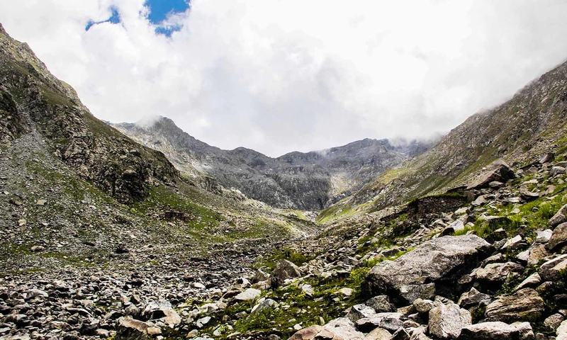 The glacial lake is located in the alpine zone of Bashigram Valley near Madyan.