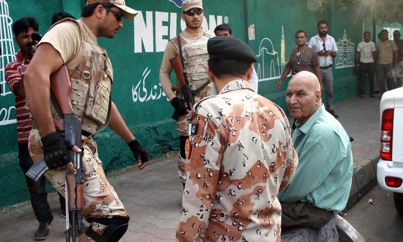 Khalid Ranger Rangers arrest MQM London leaders Dr Hasan Zafar Arif and Khalid Younus ...