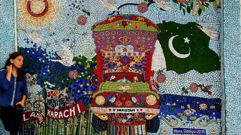 Muna Siddiqui's beautiful mosaic in Karachi is a call to recover a fading tradition