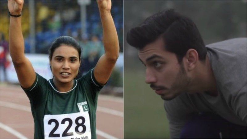 Men try to beat Naseem Hameed's running record in this video and fail miserably