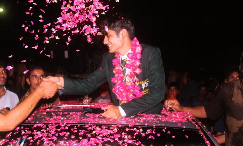 The day Naseem became a world champion, his father, brothers and neighbours celebrated his win in the neighbourhood. — Photo by author