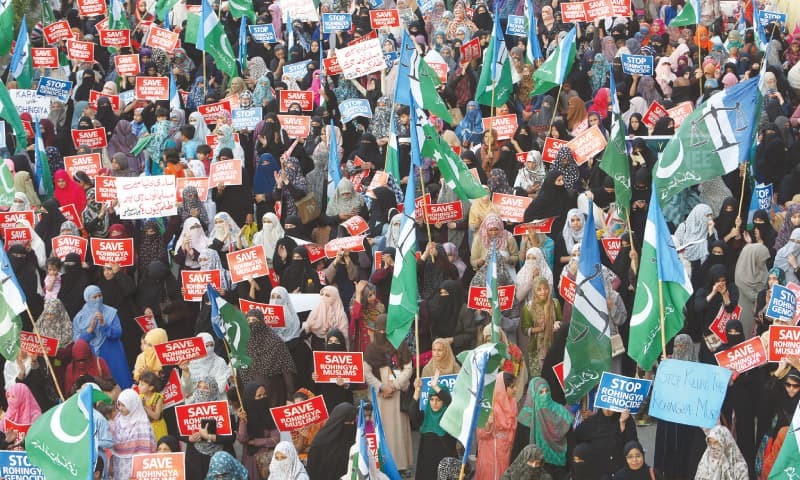 Rallies held in support of Rohingya Muslims - Pakistan - DAWN.COM