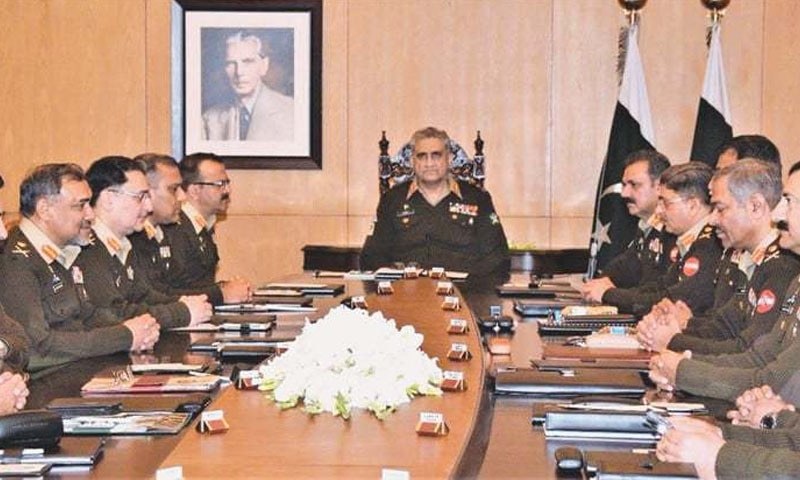قومی مفادات پر کوئی سمجھوتہ نہیں کیا جائے گا، کور کمانڈرز - Pakistan ...