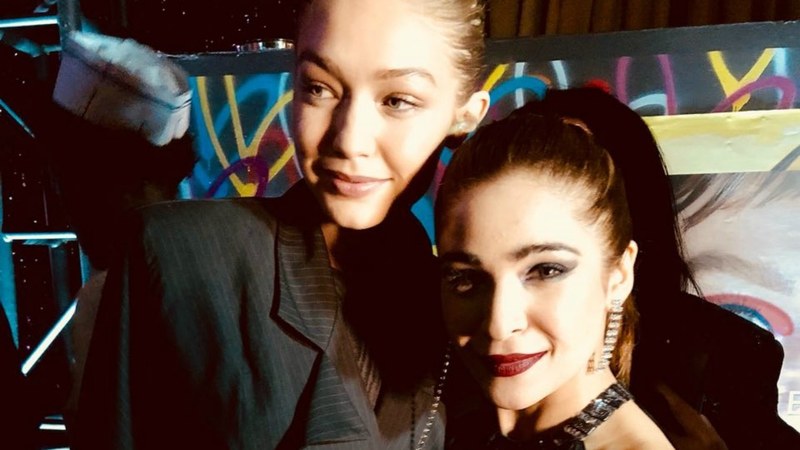 Ayesha Omar parties it up with Gigi Hadid at New York Fashion Week