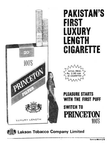 capstan cigarette pakistan Going up in smoke! - The Dawn Of Advertising (1947-2017)