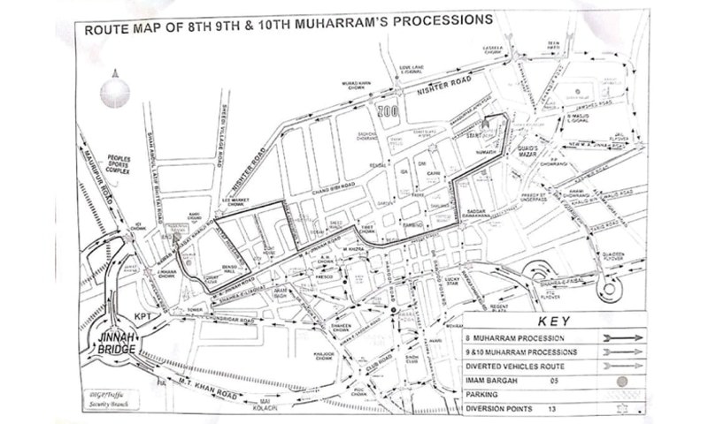 Traffic plan for Muharram processions in Karachi announced - Pakistan ...
