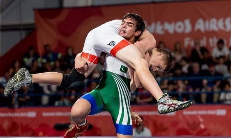 Image result for Wrestler Inayatullah wins Pakistanâs first medal in 2018 Youth Olympics