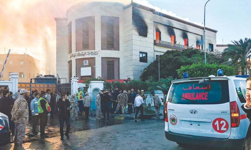 Militants attack Libya's Foreign Ministry, 3 killed Militants attack Libya's Foreign Ministry, 3 killed
