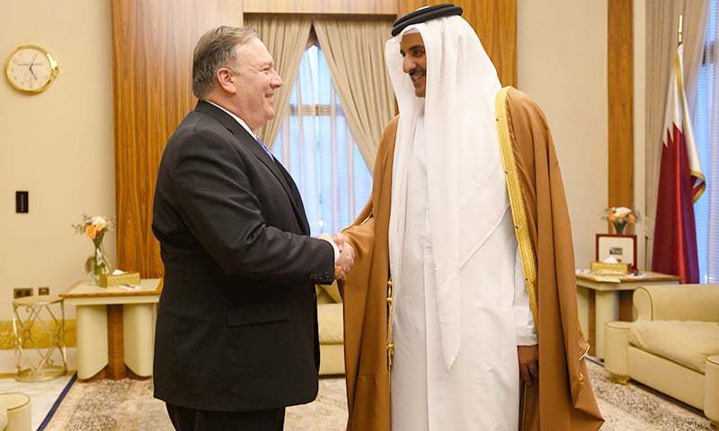 Pompeo applauds Qatar's assistance while on Mideast tour Pompeo applauds Qatar's assistance while on Mideast tour