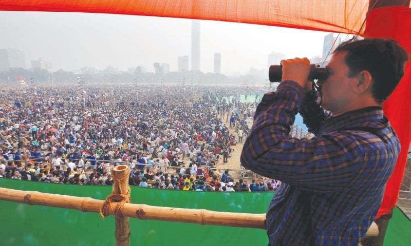 Opposition stages giant joint rally to oust Modi - World - DAWN.COM