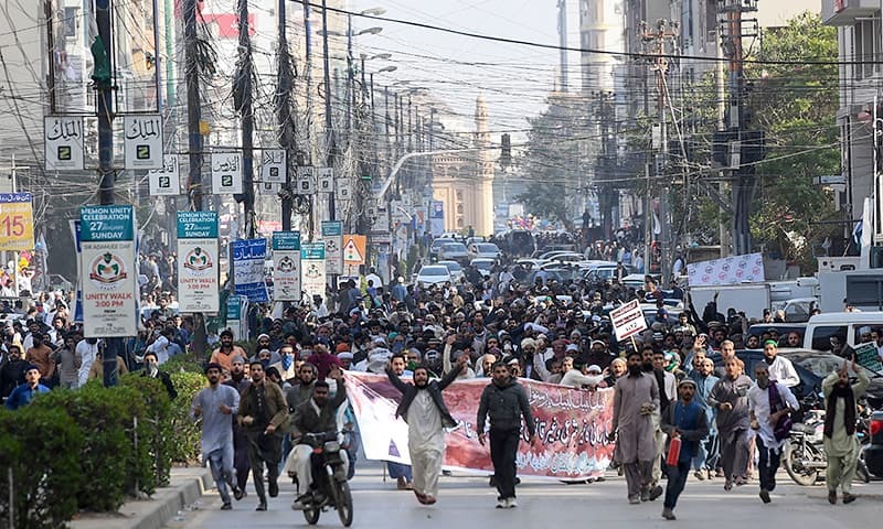 Dozens Detained As Police Use Batons Tear Gas To Disperse Violent TLP 