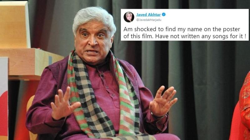 Javed Akhtar's name is on the Modi biopic poster but he didn't work on it