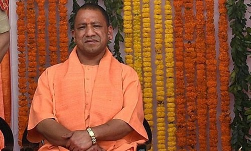 India's election commission said Adityanath chief minister of Uttar Pradesh had spoken about a “green virus” in a speech last week in reference to Muslim voters who he said were being wooed by opposition parties. ─ Reuters File