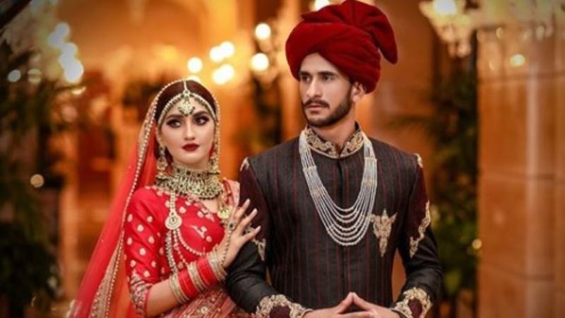 Just Lots Of Pictures From Hasan Ali s Wedding Reception Celebrity 
