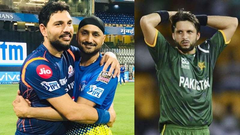 Yuvraj Singh, Harbhajan Singh spark outrage by donating to Shahid Afridi's charity