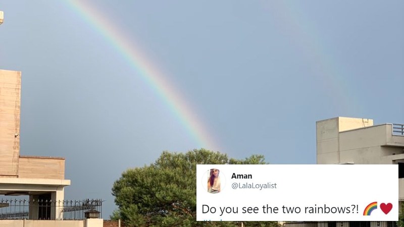 It rained in Lahore and Twitter is chasing the double rainbow