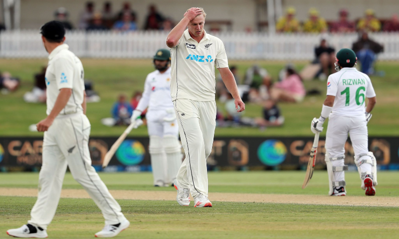 Pakistan out for 239 after Faheem, Rizwan frustrate New Zealand attack ...