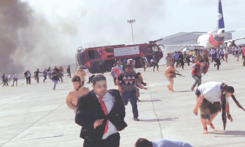 Yemen airport blasts kill 26 as govt plane arrives - Newspaper - Vimarsana News