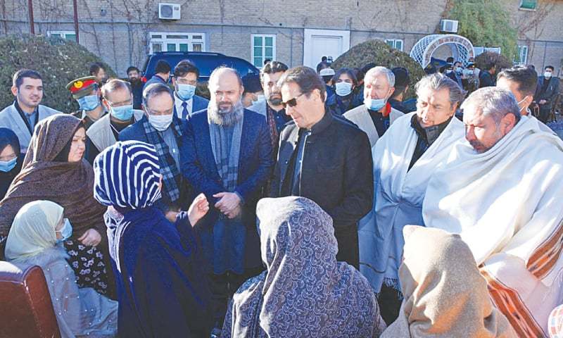 PM meets slain miners' heirs, blames India for terrorist acts - Newspaper - Vimarsana News