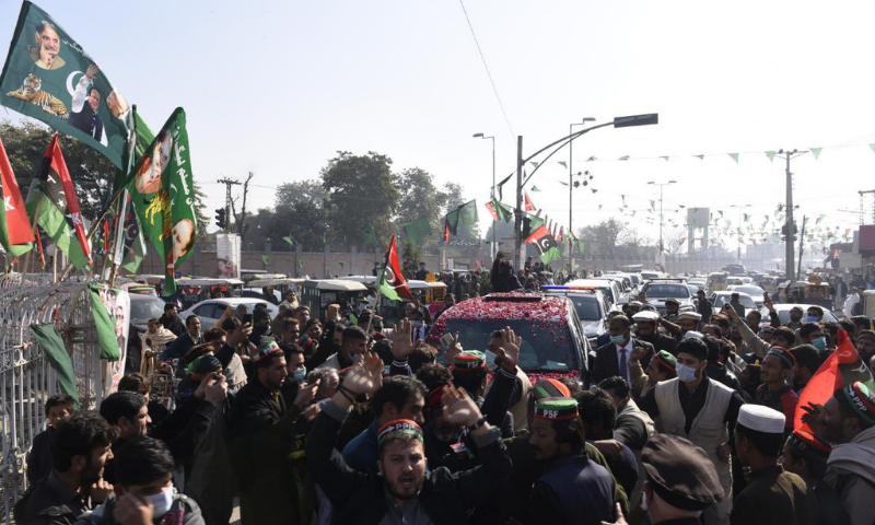 Bilawal arrives in Malakand for PDM rally