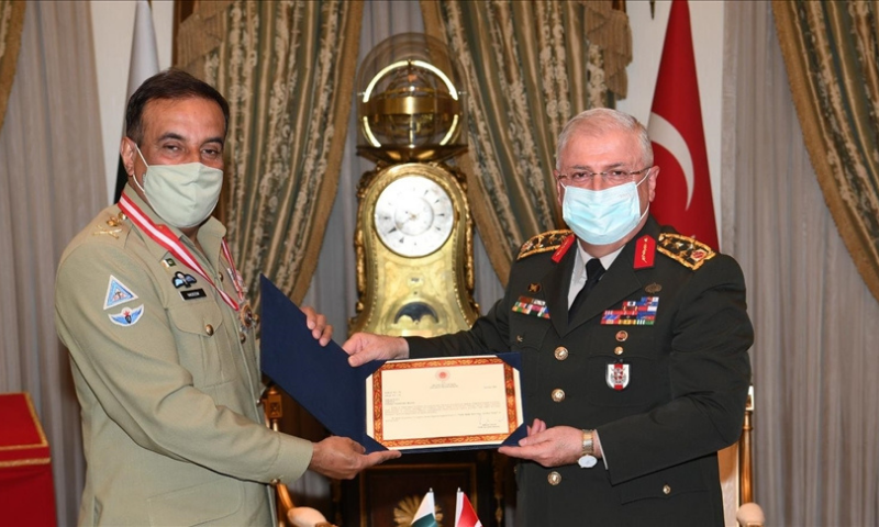 Chairman joint chiefs of staff committee receives Turkish military award for promoting defence ties - Pakistan - Vimarsana News