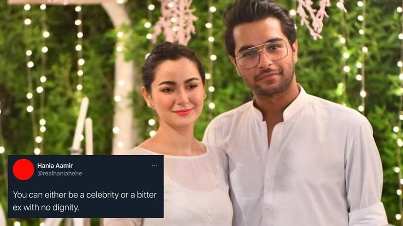 Hania Aamir and Asim Azhar air their dirty laundry on Twitter after she becomes the victim of trolls