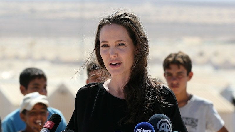 Angelina Jolie joins Instagram to share a message from a young Afghan girl